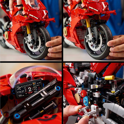 Bike 1603 Piece Building Block Set Multicoloured