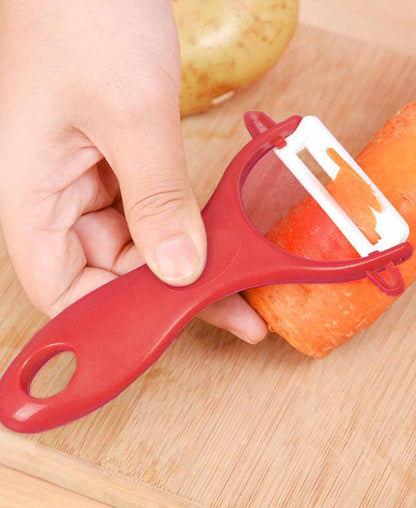 Kitchen Life Ceramic Peeler - Red
