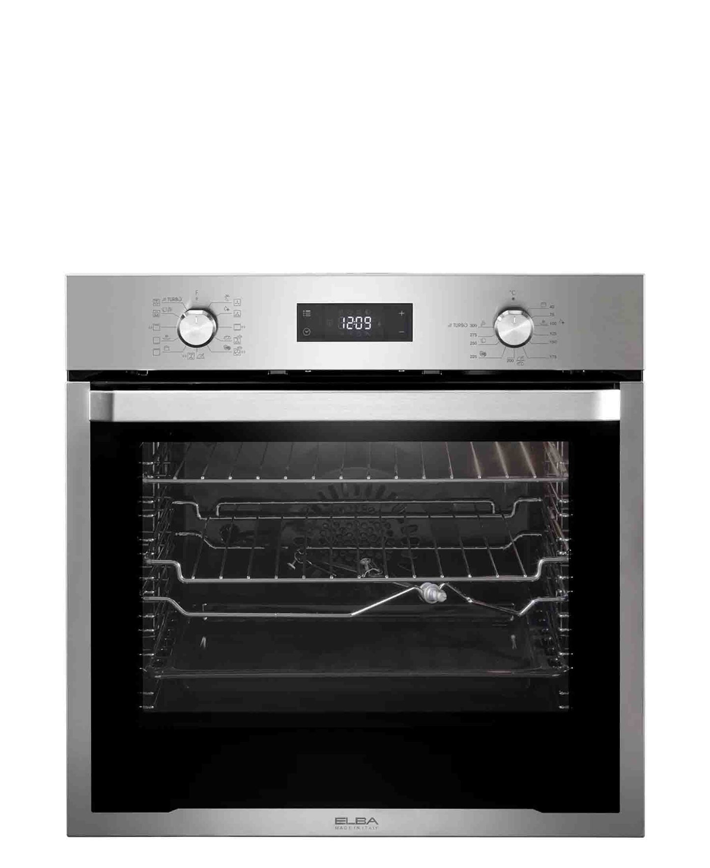 Elba 60cm Electric Multifunction Oven - Silver