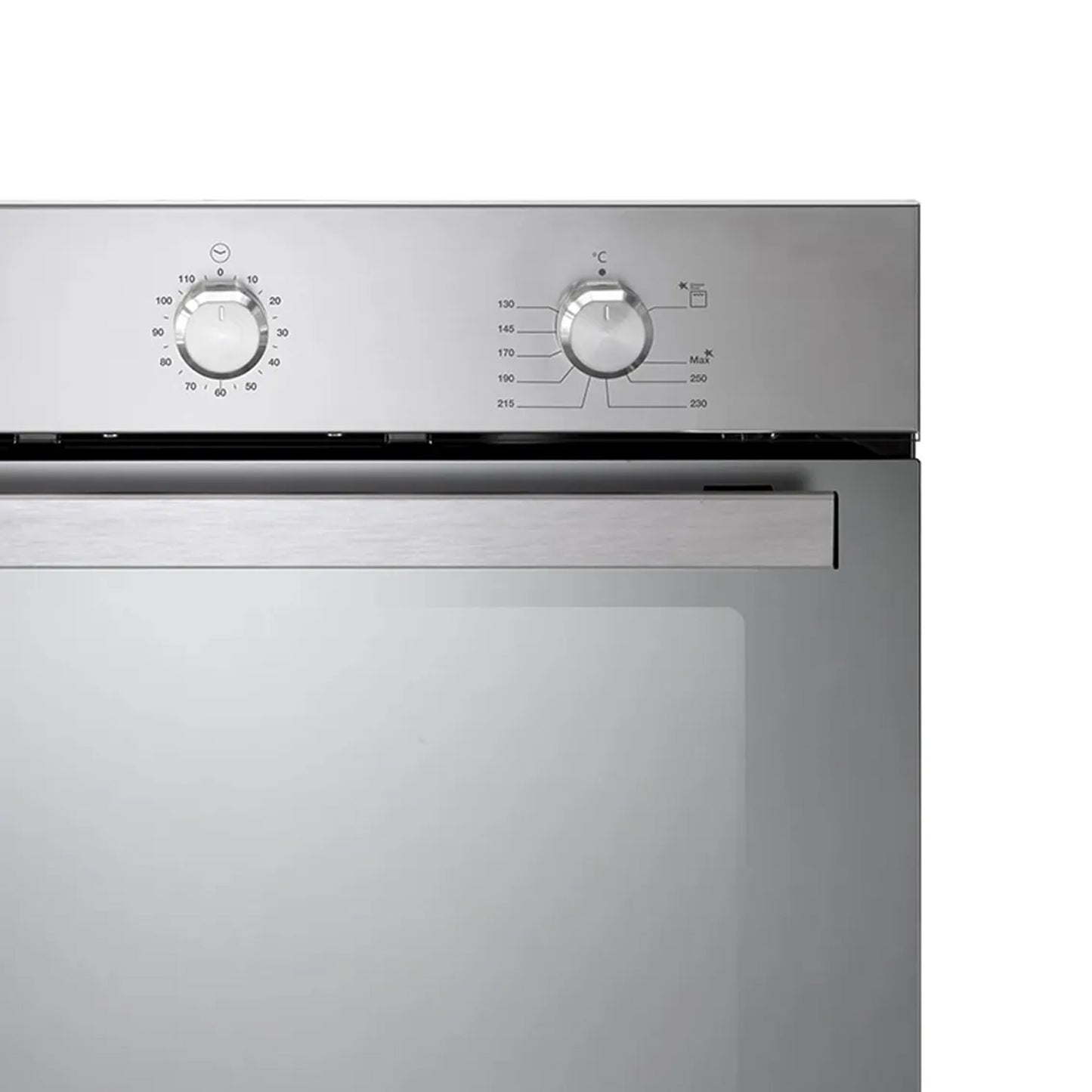 Elba 60cm Built-in Gas Oven Silver