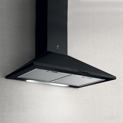 Elica 60cm Pyramid Style Cooker Hood Black