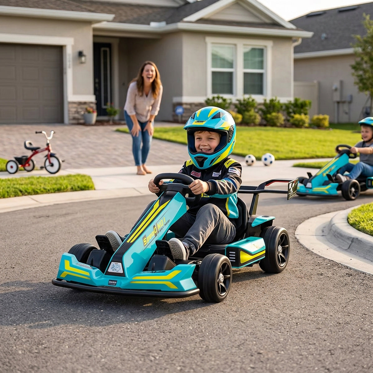 Electric Go Kart Multicoloured