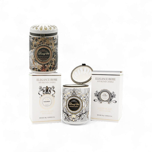 Elegance Home 2 Piece Soy Blend Candle Set Assorted