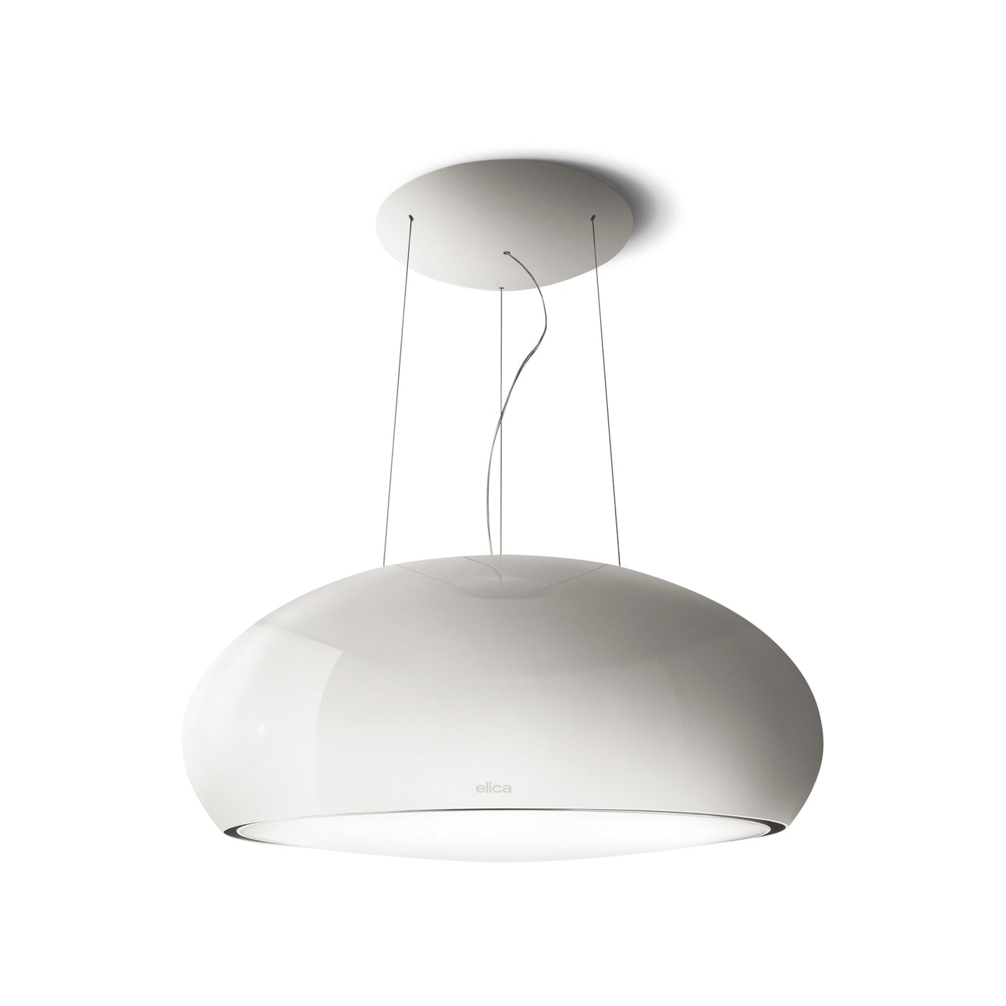 Elica PMP 80cm Suspended Seashell Extractor White