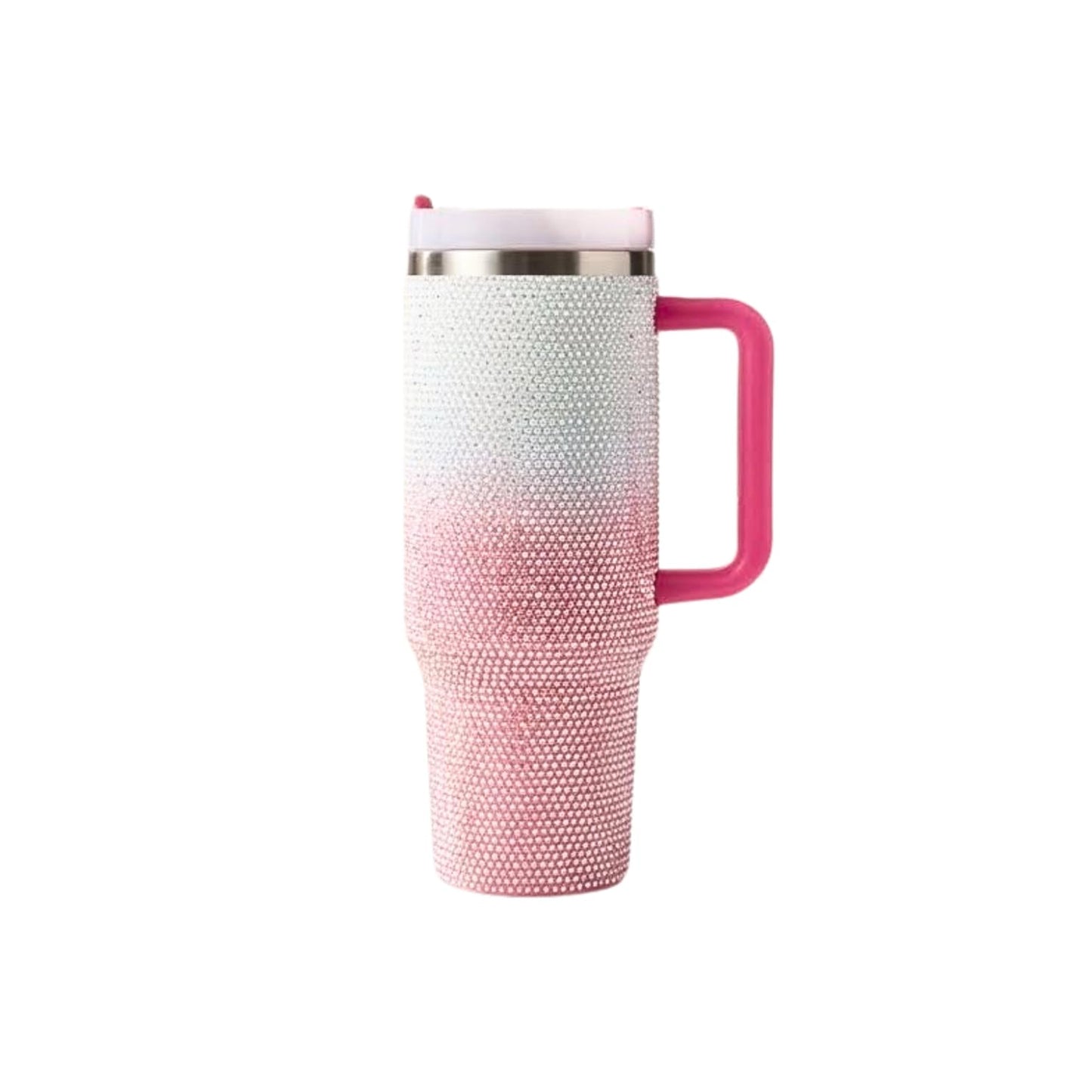 1.2Lt Glitter Flask Pink