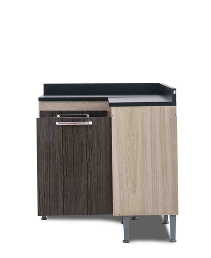 Exotic Designs Kitchen Corner Unit - Grey Ash