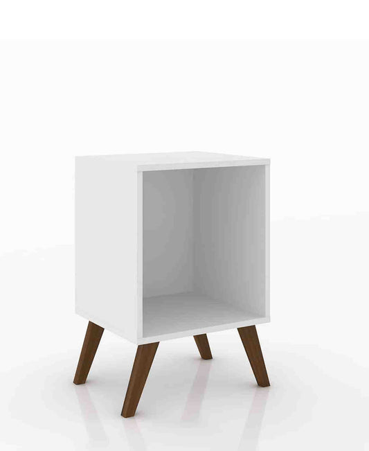 Exotic Designs Modern Nightstand - White