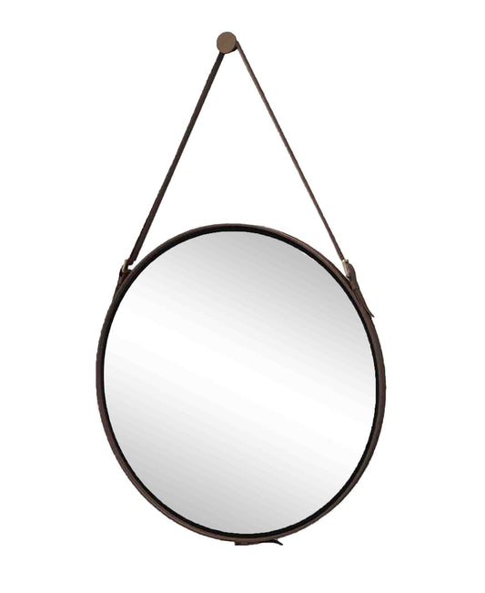 Exotic Designs Modern Suspended Decorative Mirror – Rustic