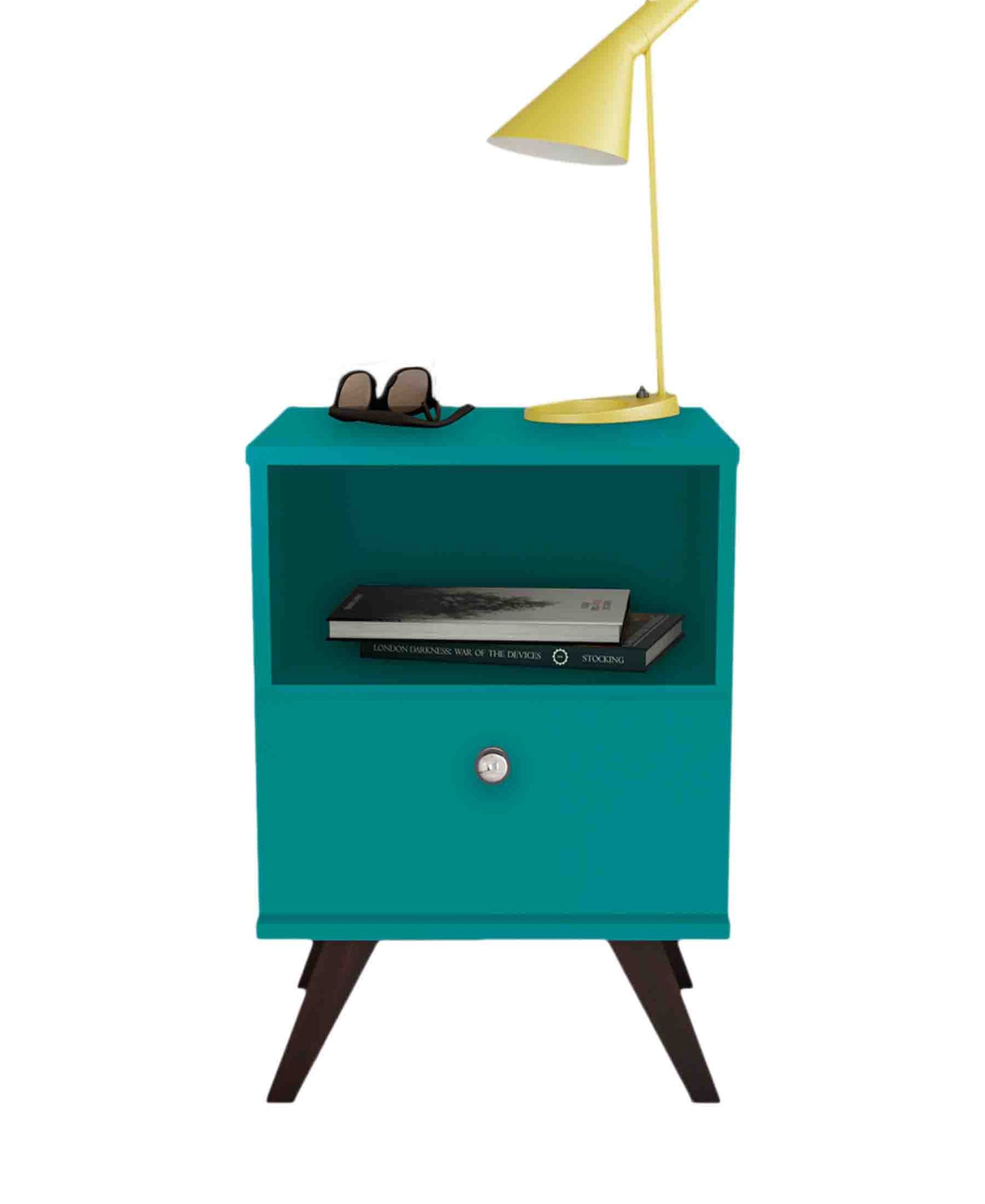 Exotic Designs Nightstand - Turquoise