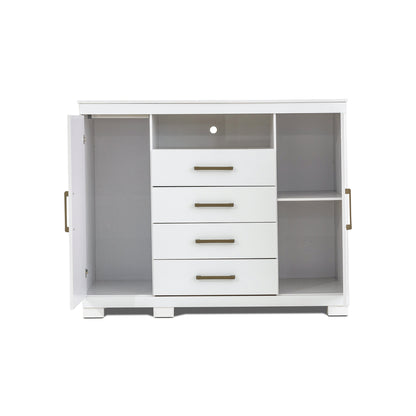 Exotic Designs Timeless Chest Of Drawers - White