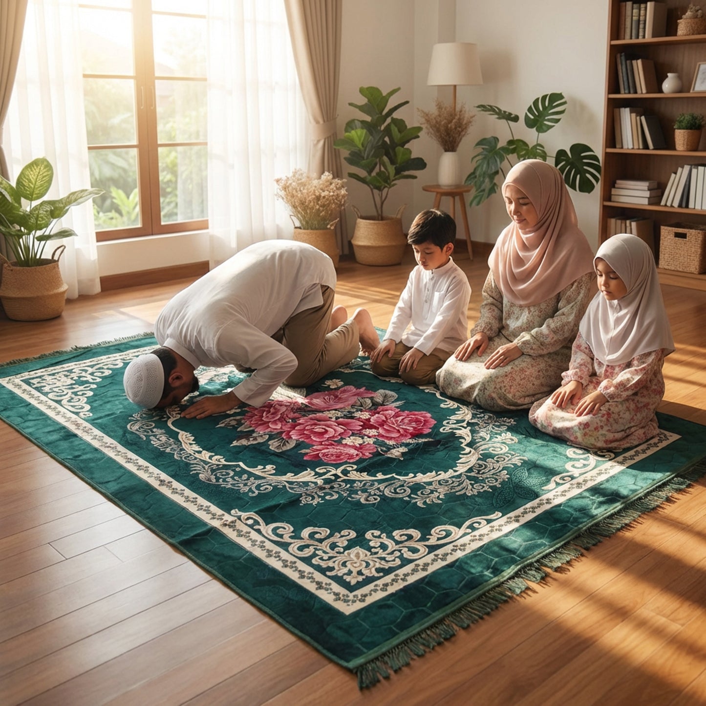 2 x 3m Musallah Green