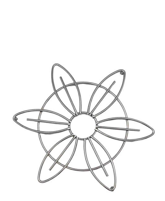 Kitchen Life Flower Trivet - Silver