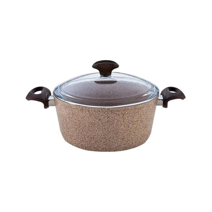 Falez 24cm Deep Casserole with Lid Brown