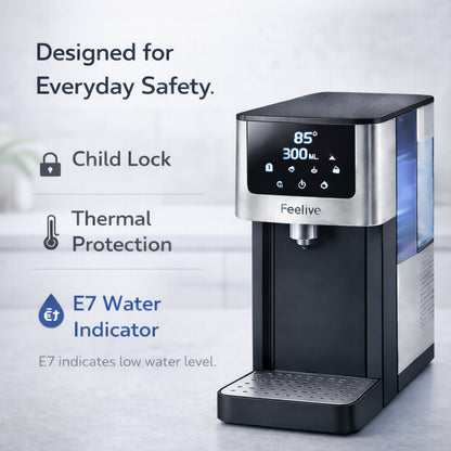Feelive Instant Hot & Cold Water Dispenser Black