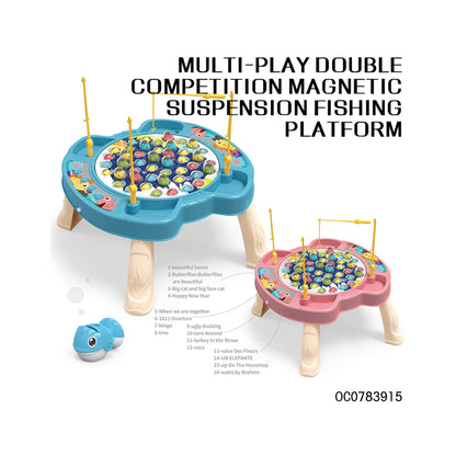 Fishing Game with Table Blue