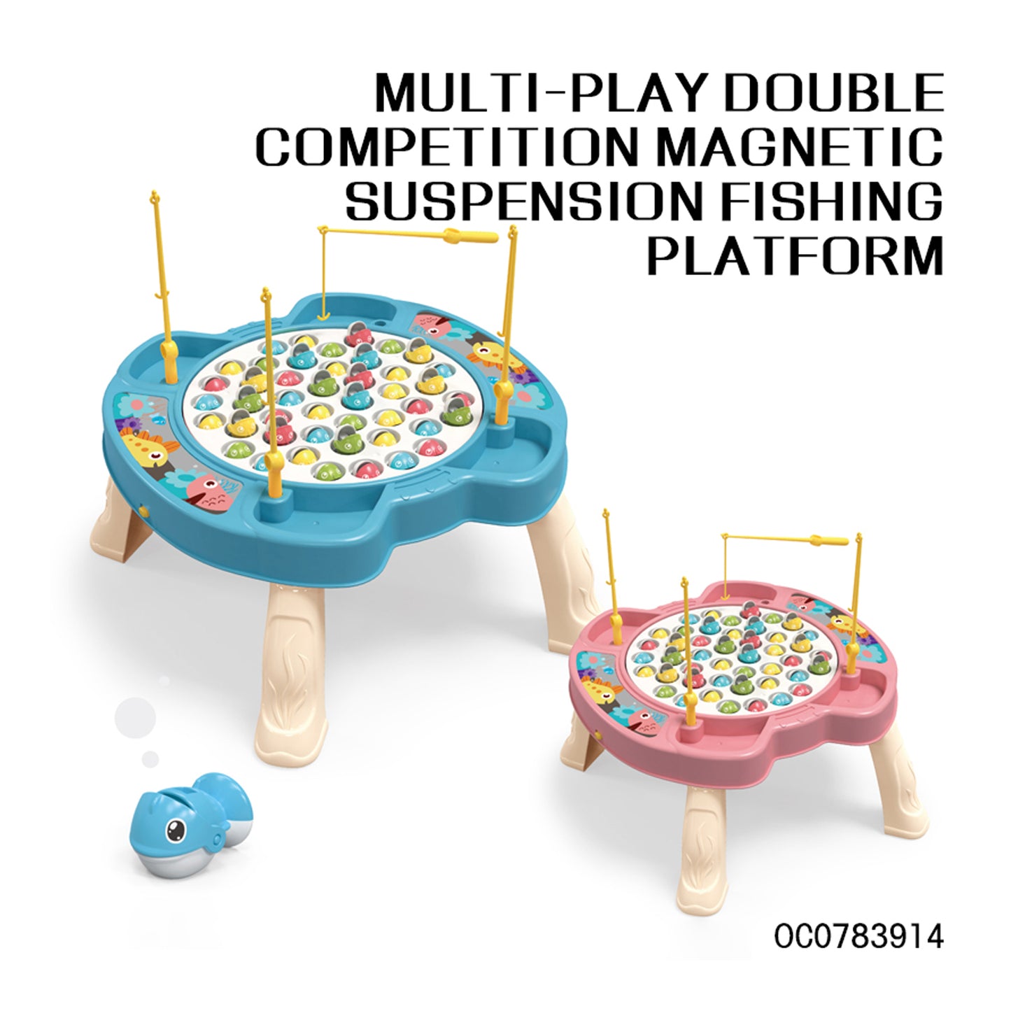 Fishing Game with Table Pink
