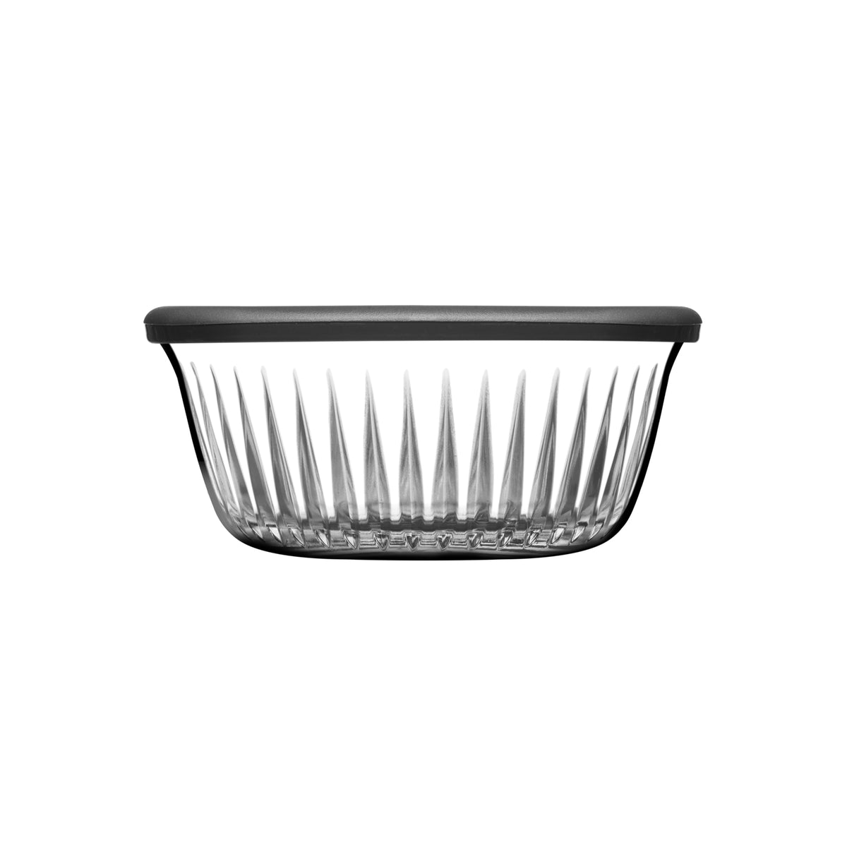 Pasabahce Frezya 330ml Food Container with Grey Lid