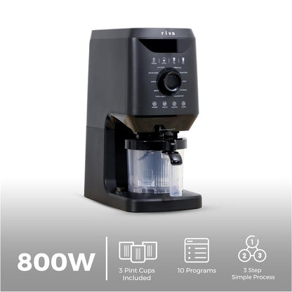 Riva Frosty Ice Cream & Treat Maker Black