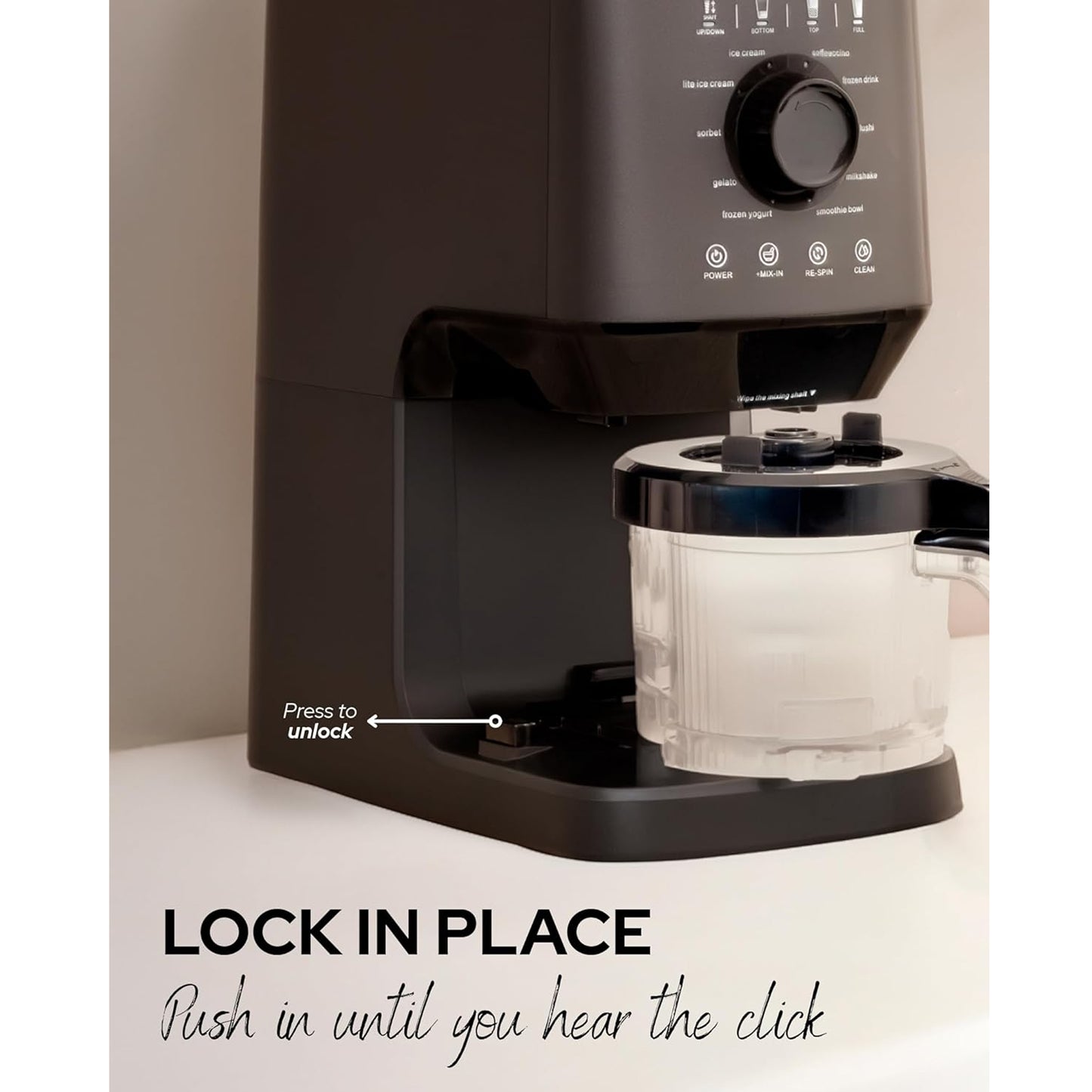 Riva Frosty Ice Cream & Treat Maker Black