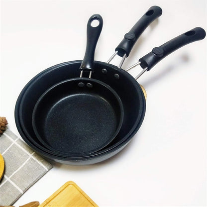 First Home Range 3 Piece Non-Stick Frying Pan Set Black