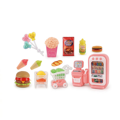 Fun Toy Kitchen & Fridge Play Set Pink