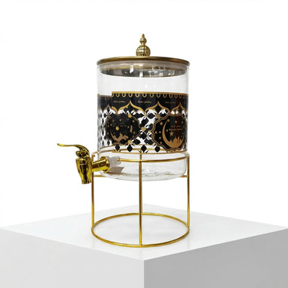 3.6lt Islamic Print Beverage Dispenser Clear
