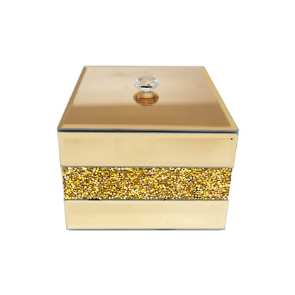 Exotic Designs Gold Square Box