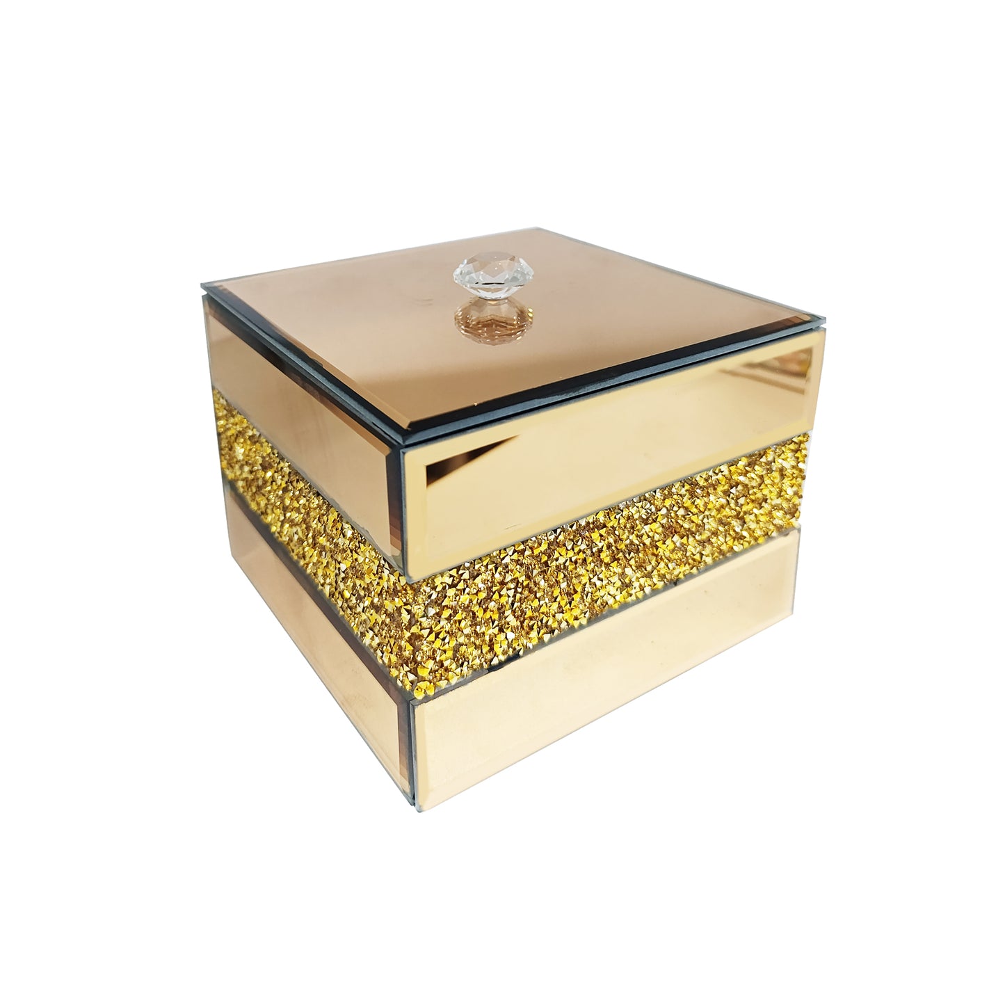 Exotic Designs Gold Square Box