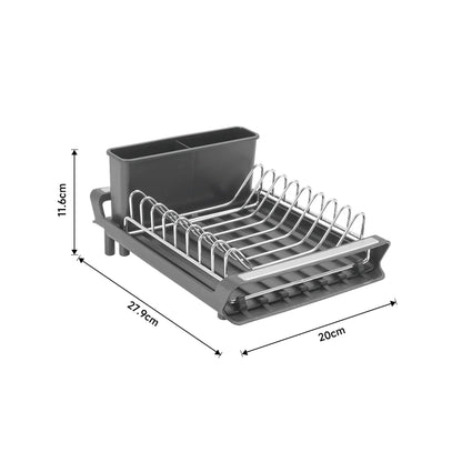 CH Adjustable Dish Drying Rack Grey