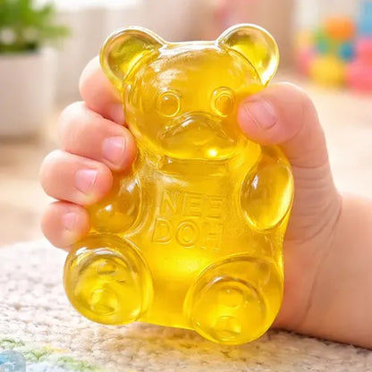 Gummy Bear Squeeze Toy Yellow