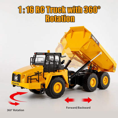 RC Dump Truck Yellow
