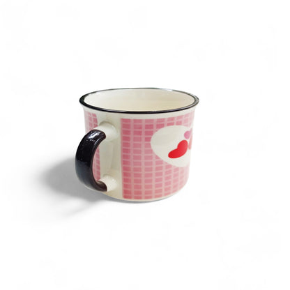 Kitchen Life Mini Mug with Heart Design White