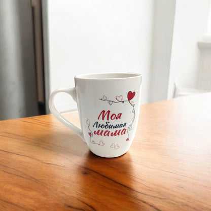 Kitchen Life Heart of Tree Mug White
