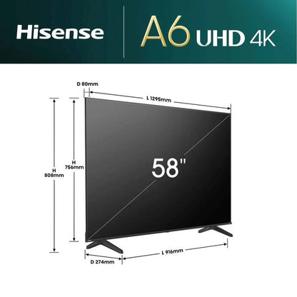 Hisense 58-inch Smart 4K UHD TV