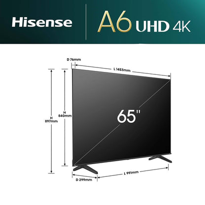 Hisense 165cm (65") UHD 4K Smart TV