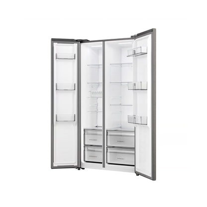 Hisense 543L Side By Side Refrigerator Titanium