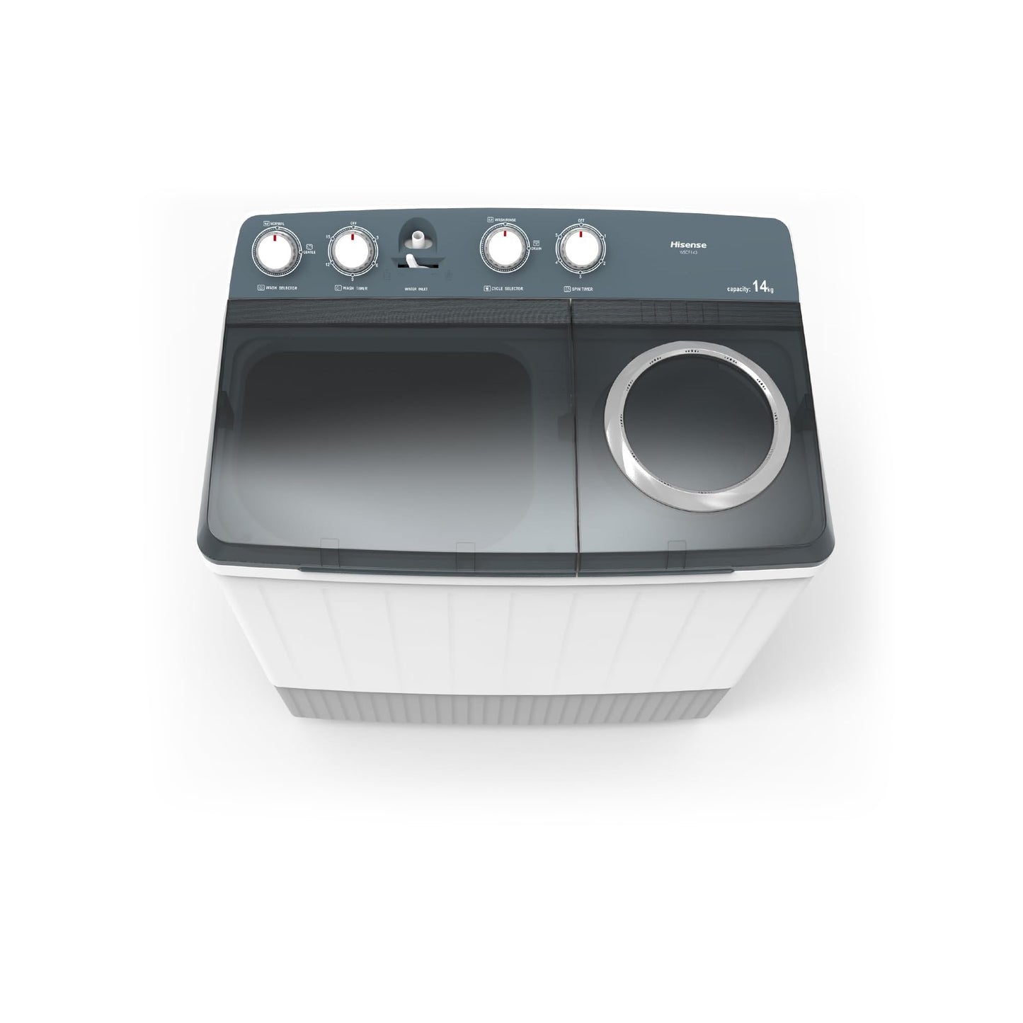 Hisense 14Kg Twin Tub Washing Machine White