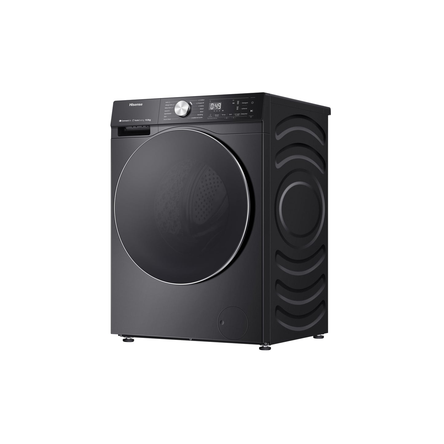 Hisense 5S Series 12kg Premium Front Loader Black