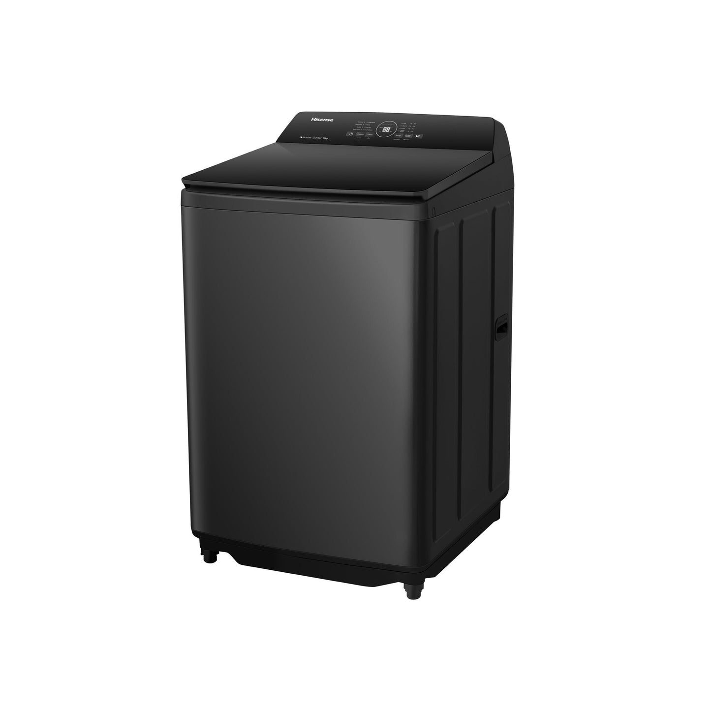 Hisense 3i Series 18kg Top Loader Washing Machine Black