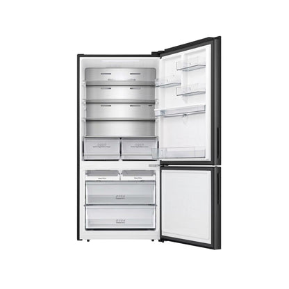 Hisense 500L Bottom-Mount Refrigerator Black