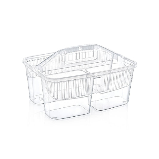 Classy Cleaning Supplies Basket Clear