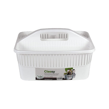 Classy Cleaning Supplies Basket White