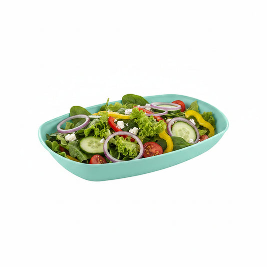 Pearl Big Salad Plate Teal