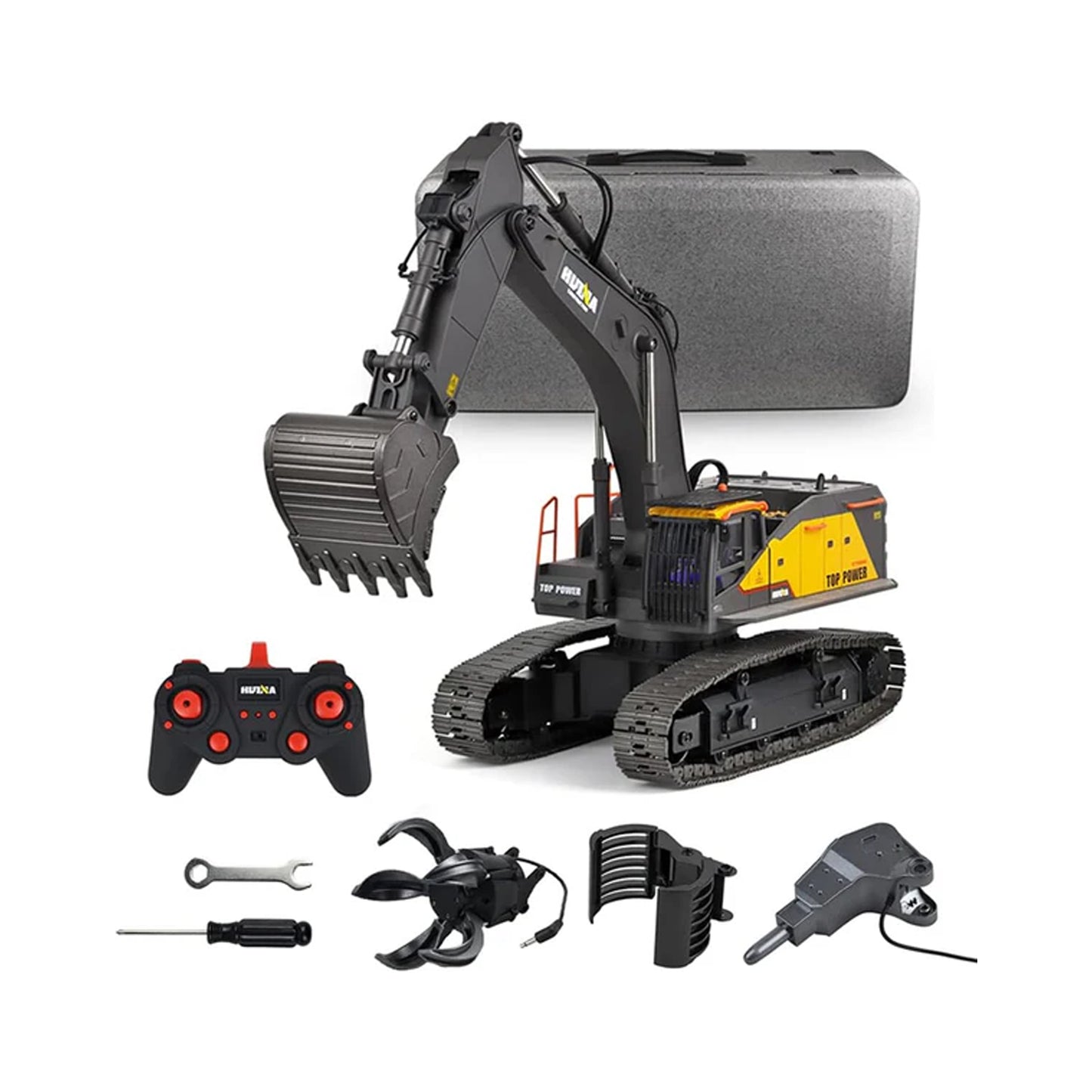 Huina RC Hydraulic Excavator Black
