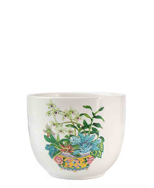 Maxwell & Williams Gabby Malpas Jardin Orchid Planter Pot - White