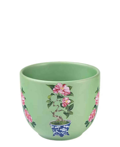 Maxwell & Williams Gabby Malpas Jardin Camelia Planter Pot - Green