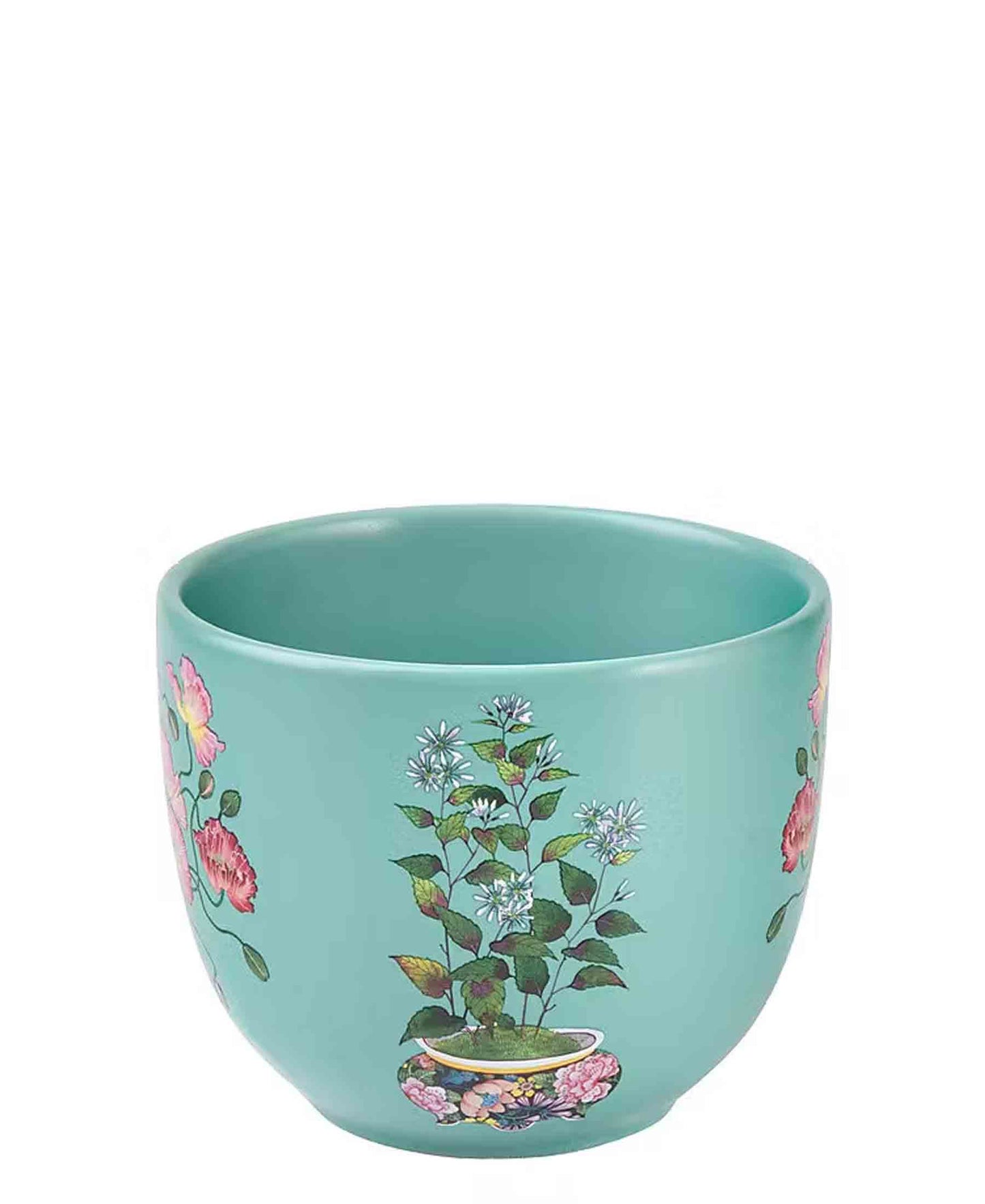 Maxwell & Williams Gabby Malpas Jardin Poppy Planter Pot - Blue