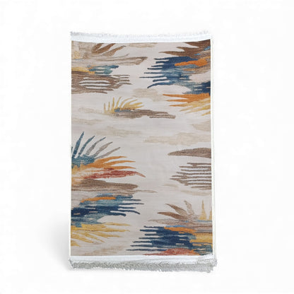 1 x 1.5m Abstract Bohemian Design Carpet Multicoloured