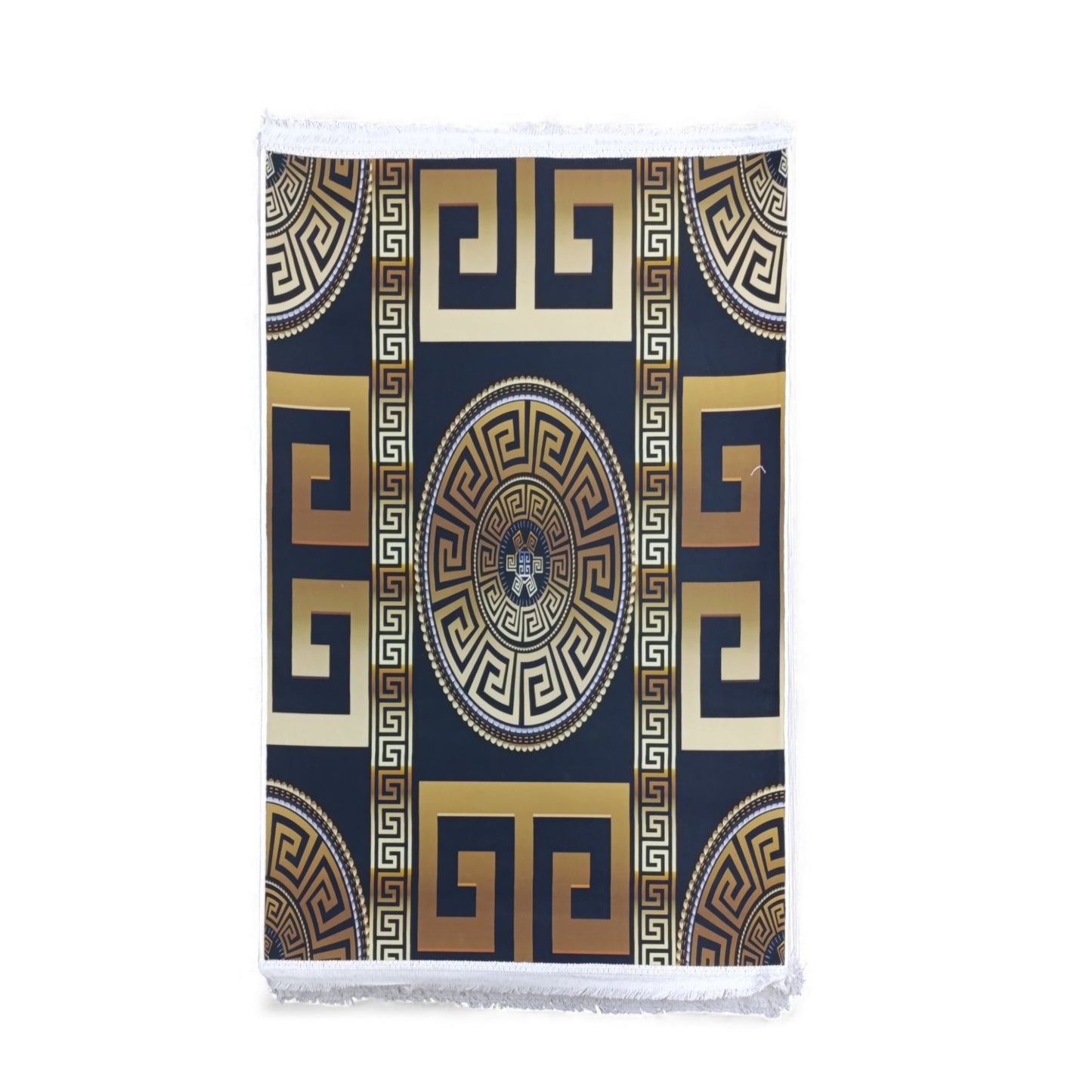 1 x 1.5m Carpet Black & Gold