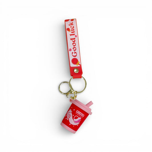 Beverage Keychain Pink